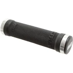 ODI Ruffian Lock-On Grips (Black/Silver) (130mm)